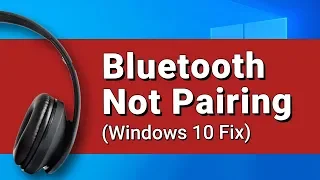 How To Fix Bluetooth Pairing Problem Windows 10 Pro (2022)