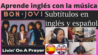 Living on a prayer - Bon Jovi (Cover band) Subtitulos en inglés y español