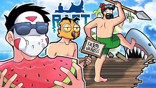 Vanoss, Nogla and a Raft is just chaos!