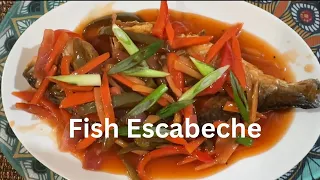 Lutong Bahay - Escabeche (Filipino Sweet & Sour Fish) @merichoo's kitchen