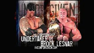 Story of Brock Lesnar vs The Undertaker | Unforgiven 2002