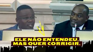 Deputado do MPLA passa vergonha ao colocar ponto de ordem para Deputado Manuel Mbalu da UNITA