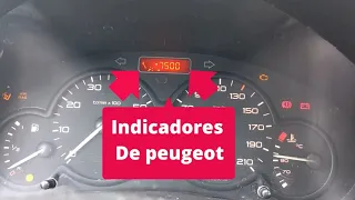 🔴Indicadores del tablero de auto  (peugeot 206)❓️❓️❓️