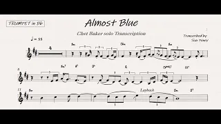 Chet Baker - Almost Blue (Solo transcription)