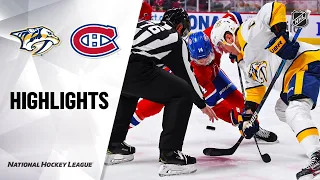 NHL Highlights | Predators @ Canadiens 3/10/20