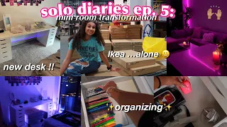 solo diaries 05: 24 hr. room transformation, running errands, organizing, etc. | Alyssa howard 🦋