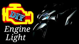 FREE DIY Engine Light Motorbike Scooter Problem Solved! How to Fix Engine Warning Light