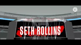 wwe wrestlemania 38 stage remake seth rollins Entrance