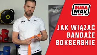 Jak wiązać owijki pod rękawice bokserskie i do MMA