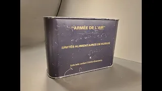1976 French Air Force Survival Ration Vintage 24 Hour MRE Review Meal Ready to Eat Tasting Test