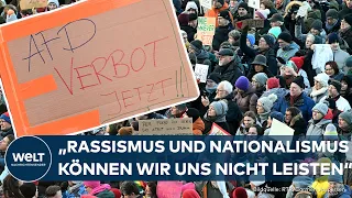 PROTEST GEGEN RECHTS: Landesweit Zehntausende bei Demonstrationen gegen Rechtsextremismus erwartet