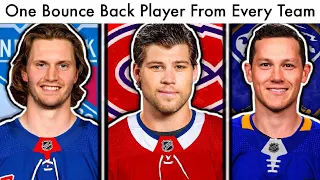 One Potential Bounce Back Candidate From EVERY NHL Team! (Hockey Rankings & Habs/NY Rangers Rumors)