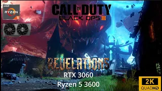 Black Ops 3 Zombies | RTX 3060 + Ryzen 5 3600 | all settings 1440p