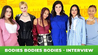 Bodies Bodies Bodies Cast Interview: Amandla Stenberg, Maria Bakalova and More