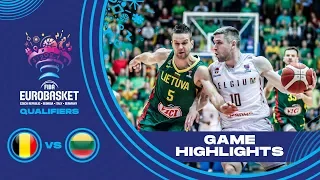 Belgium v Lithuania - Highlights - FIBA EuroBasket 2022 - Qualifiers