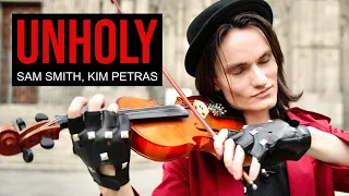 UNHOLY - Sam Smith, Kim Petras - Violin Cover by Caio Ferraz, Instrumental Version