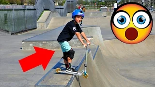 INSANE 8 YEAR OLD SCOOTER TRICKS!