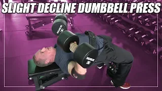 Exercise Index - Slight Decline Dumbbell Press