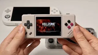 ANBERNIC RG28XX, PSP - Killzone Liberation and 22 games test