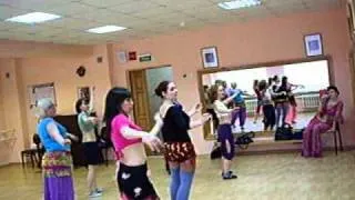 Mona Amar, belly dance workshop in Novy Urengoy.