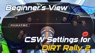 Fanatec CSW v2.5 Settings for Dirt Rally 2