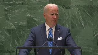 Biden delivers address before UN General Assembly