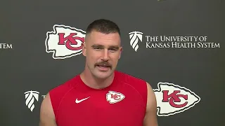 Travis Kelce talks attention from 'Swifties,' addresses 'Mr. Pfizer' comments from Aaron Rogers