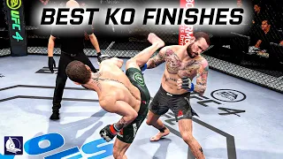 EA SPORTS UFC 4 epic knockout Finishes [RELOADED] 🔥