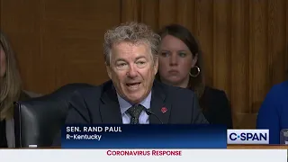 Heated Exchange between Sen. Rand Paul & Dr. Anthony Fauci on Vaccines and Royalties