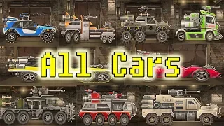 Earn to Die 3 All Cars | Maxed Update Cars | Android