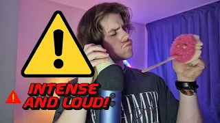 ⚠️WARNING⚠️ This ASMR Video could be too intense for your Taste [Mic Brushing][Aggressive Sounds]