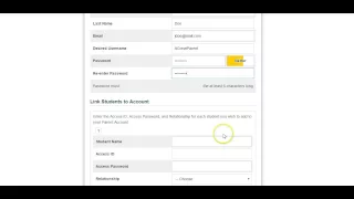 Creating a  Parent PowerSchool Account