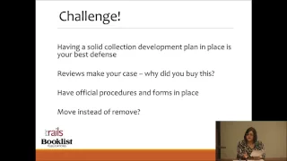 Collection Development: The Basics and Beyond