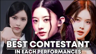 best contestant in each 'R U NEXT?' performances