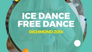 Junior Ice Dance Victory Ceremony | Richmond 2018