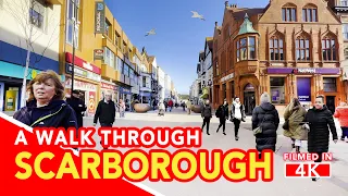 SCARBOROUGH TOWN CENTRE | Full tour from Train Station to Seafront and Scarborough Beach