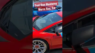 Fuel Run Monterey 2022 at Morro Bay, CA with Bugattis and Lamborghinis!
