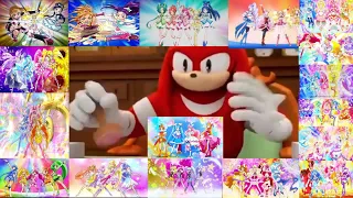 Knuckles rates the precure characters (My opinion)