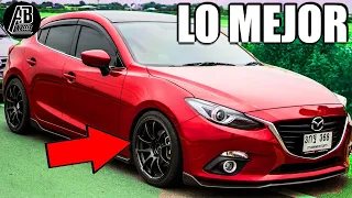 MAZDA 3 es BUENO pero con Estas LLANTAS es  INCREÍBLE