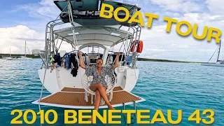 BOAT TOUR...We CHANGED EVERYTHING on our Beneteau SAILBOAT | Sailing Zephyr - Ep.182