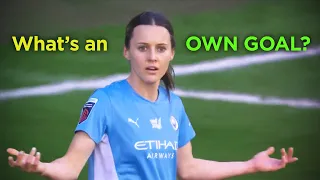 Clumsy Defending in Women's Football