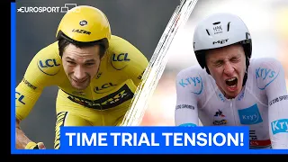 An Epic Tour de France 2020 Time Trial Battle! Pogacar & Roglic Fight It Out! 🔥 | Eurosport