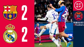 RESUMEN I FC Barcelona 'B' 2-2 Real Madrid Castilla I PrimeraRFEF I Jornada 21 I Grupo 2