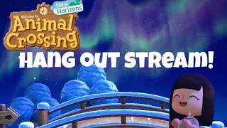 Hangout stream Animal Crossing  (Animal crossing New Horizons Live)