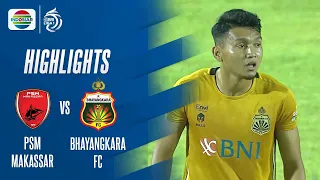 Highlights - PSM Makassar VS Bhayangkara FC | BRI Liga 1