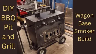 DIY Direct Heat BBQ Pit Build w/Wagon Base!