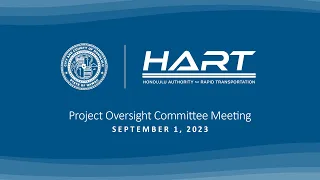 Government Affairs Legal Matters, Finance, Project Oversight Committee Meeting  |  September 1, 2023