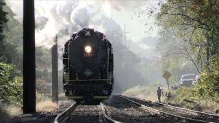 [4K] Reading & Northern T-1 2102 and EMD Power on the Fall Foliage Special