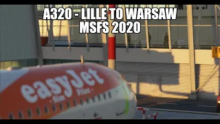 MSFS 2020 - Live real-ops A320 Flight | LFQQ-EPWA | VATSIM & A320NX
