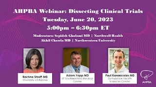 AHPBA - Dissecting Clinical Trials Webinar